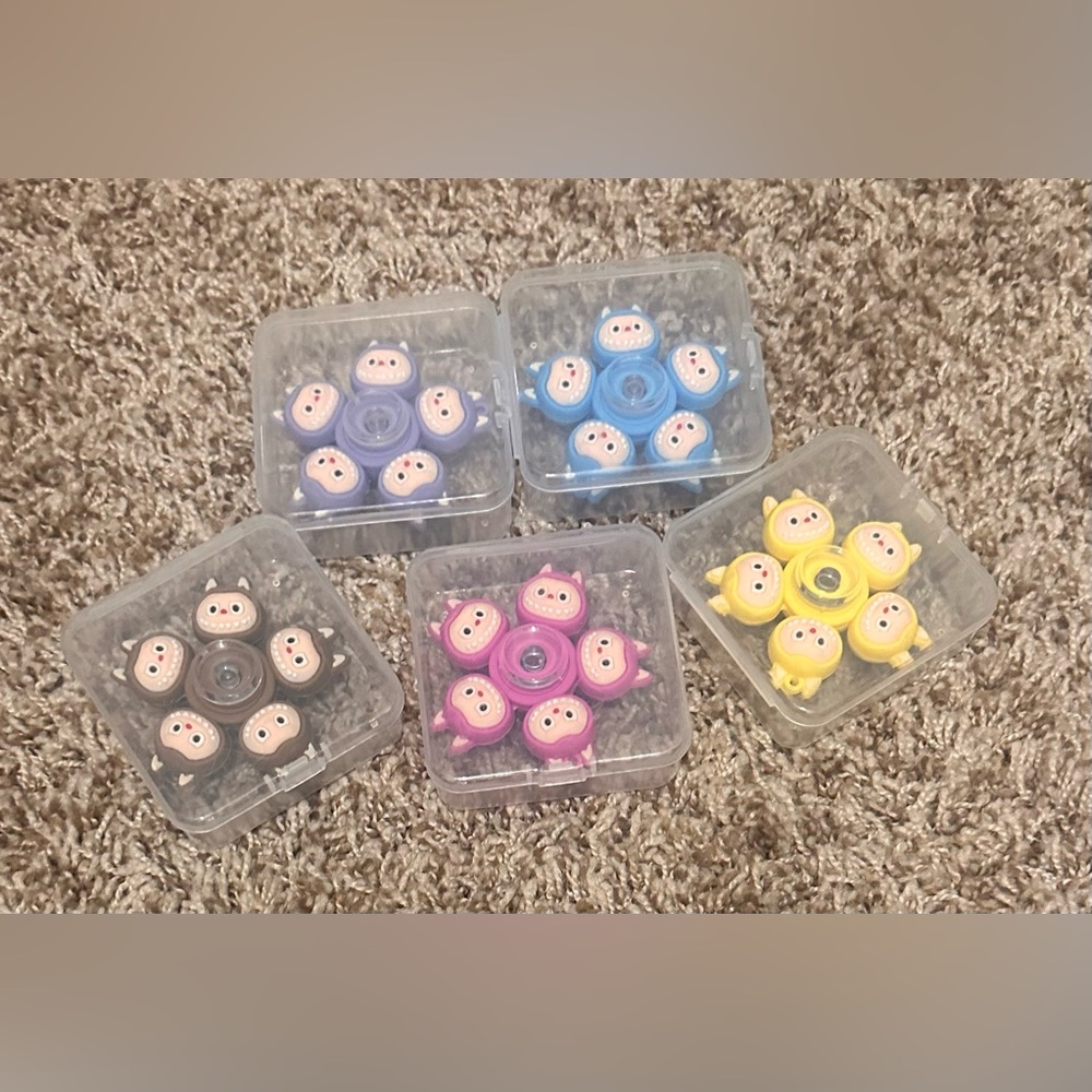 Pack of 5- Labubu Fidget Spinners